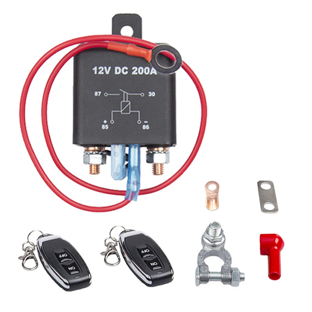 12v Dc 200a Remote Battery Disconnect Switch,Prevent Battery Drain