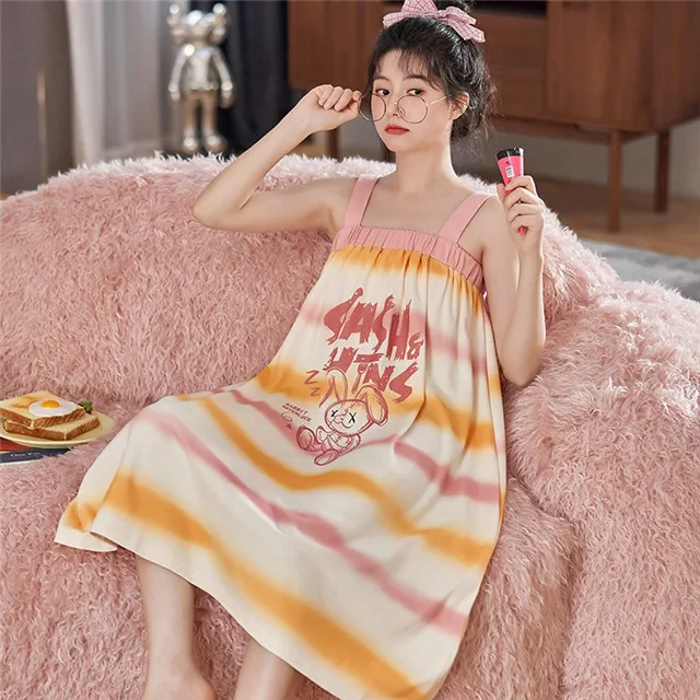 Korean Style Cotton Nightdress Girls 