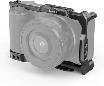 Smallrig Cage with Built-in Quick Release Plate for Arca-Swiss and Cold Shoe for Sony Zv-E10 -3531