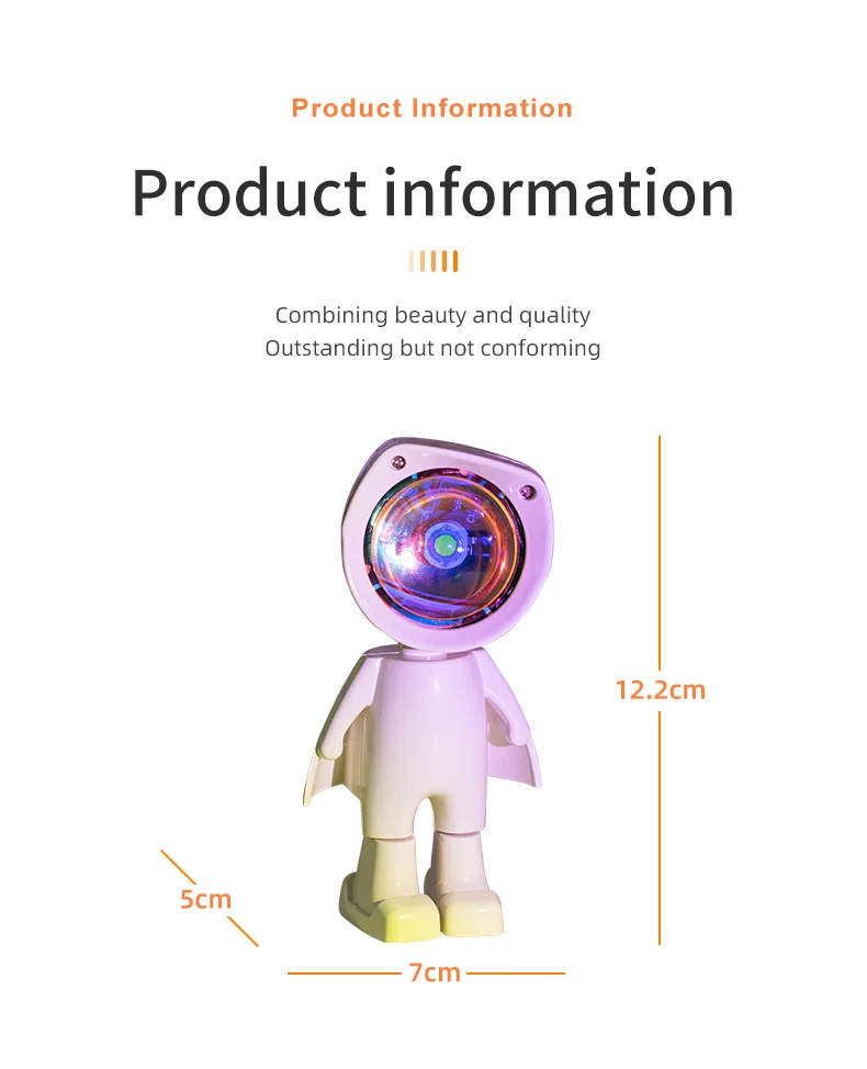 product internet celebrity astronaut night light bedroom sunset red atmosphere light astronaut projection light-45