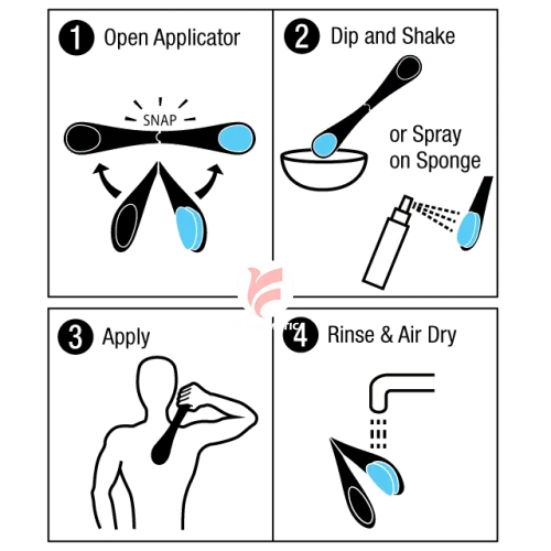 2023 Hot Selling Selftanning Back Applicator Long Handle Lotion De