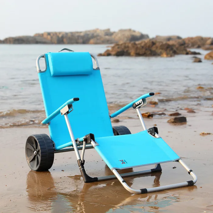 150kgs Tool Trolley Wagon Beach Trolley Cart With 4 Balloon Beach ...