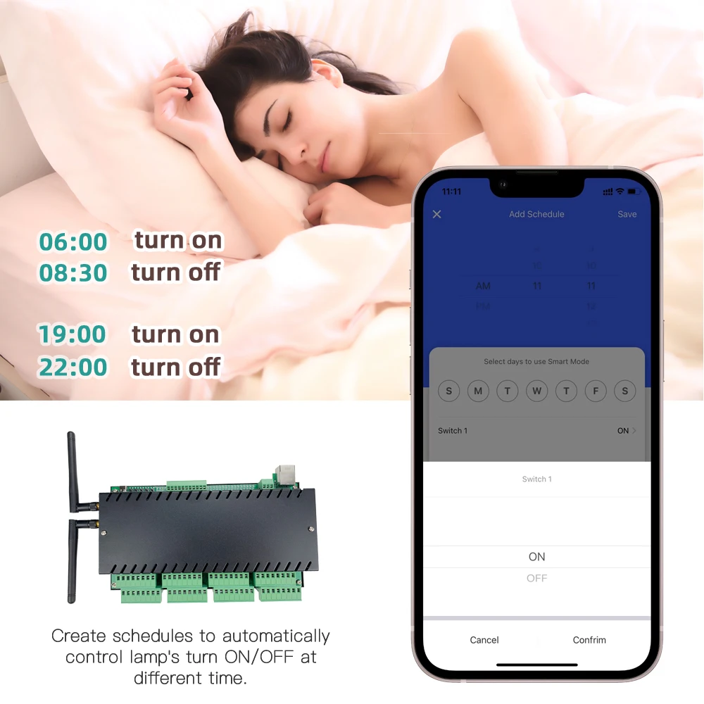 Taidacent Smart Home Second Development DC5-30V Wifi 8 Channel Relay Board ESP32 8CH Relay Switch ESP32-WROOM ESP32 Relay Module