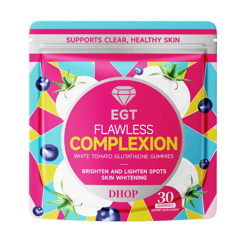 DHOP Natural Healthcare Supplement L-Glutathione White Tomato Gummies  Revitalize the Skin