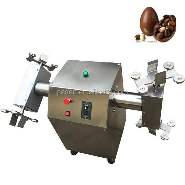 Коммерческая формовочная машина для шоколадных яиц/крутящаяся машина для приготовления полых шоколадных яиц