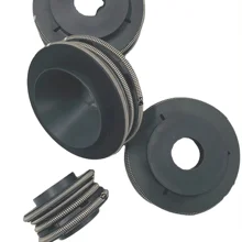 customized different size CNG compressor spare parts High Density Carbon Graphite seal wiper scraper Ring With Spring