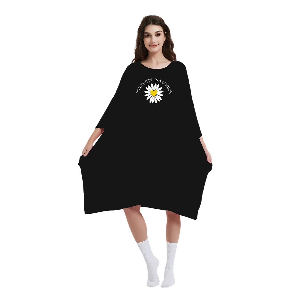 open lace back dress KAMONG Women's Nightgown Short Sleeve Cotton Novelty Sleep Shirts V Neck  Oversized Loose Nightshirts Cute Printed Nightdress Black at Amazon Women's  Clothing store main image 0