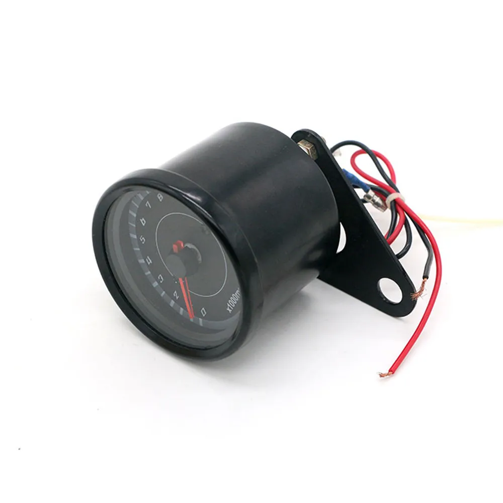 New Motorcycle Tachometer with LED Backlight DC 12V Retro Motor Speedometer Odometer Instrument