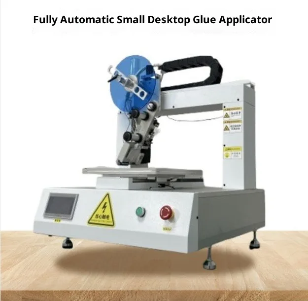 TEBAK Automatic High Speed Desktop Double Sides Tape Applicator Dispenser Double Sided Adhesive Tape Dispensing Pasting Machine