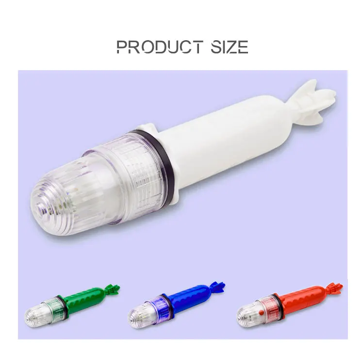 Long Time Underwater Twinkle Torpedo Fishing Net Light Boat Ocean Fishing Accessories LED Strobe Attracting Fishing Light