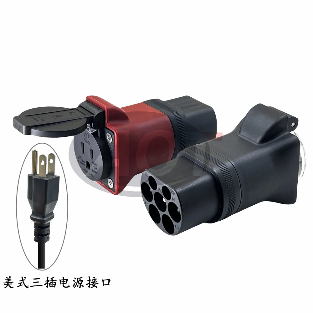 AOTAI EV adapter Type 2 Male adapter on charging station 220V AC charger for golf car