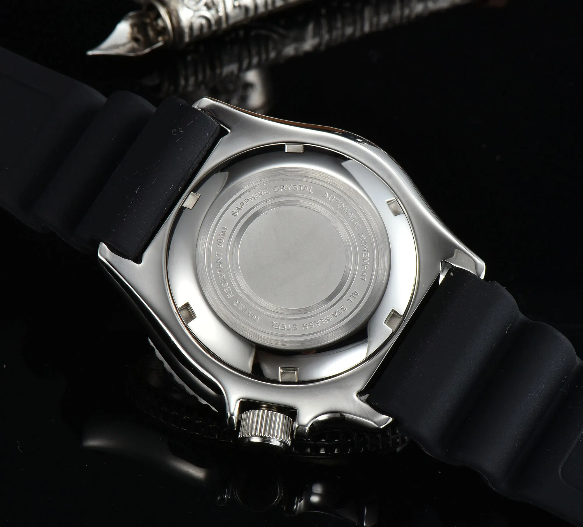 41mmタンドリオブルーブラックグリーンダイヤル超発光20ATMダイビングメンズウォッチNH35自動巻き腕時計高級メンズウォッチ|  Alibaba.com