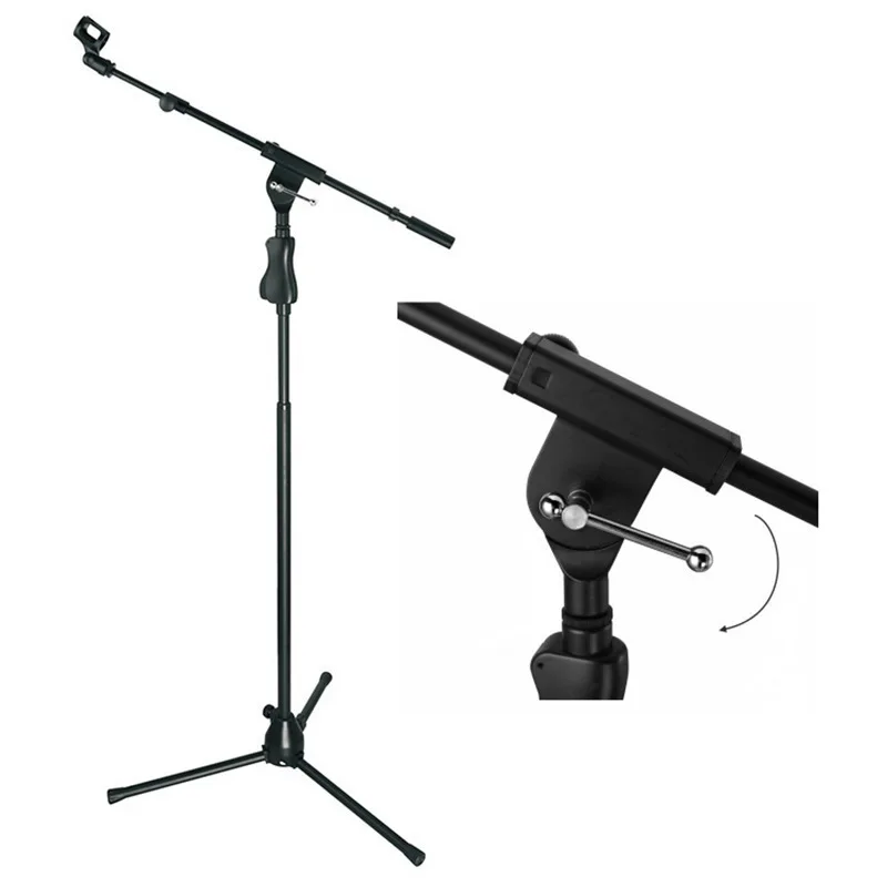 Professional Tripod Custom Microphone Stand Design Table Mic Stand Folding