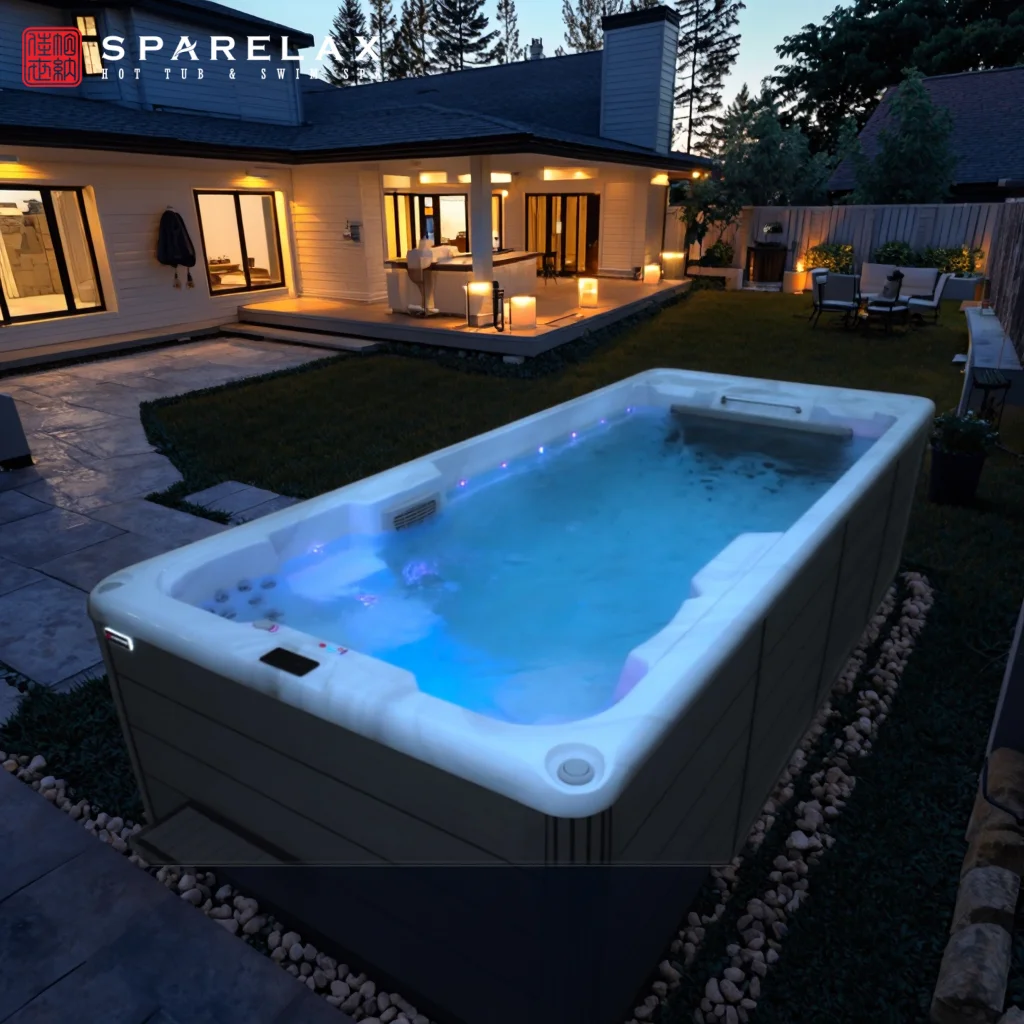 Strong Power 7m Turbine Endless Swim Spa Pool with Long Swimming Area Pool Type Product