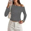 Striped Black White