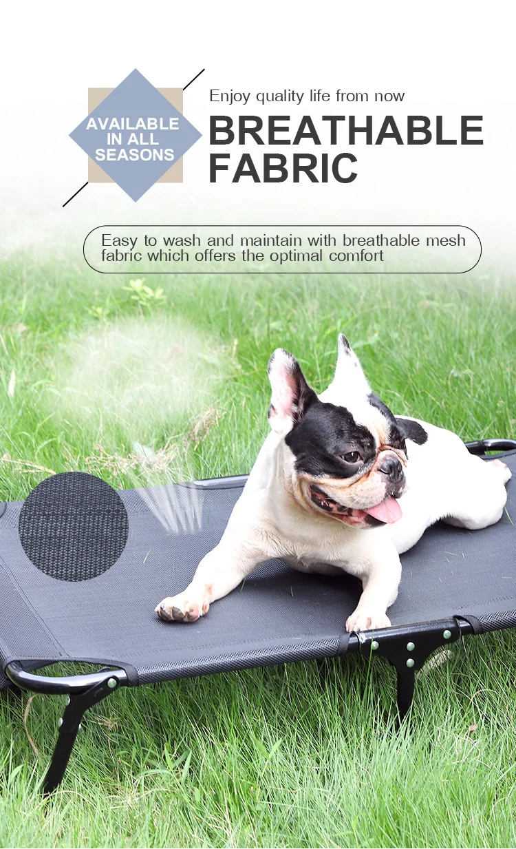 Travel Breathable Outdoor Dog Bed Foldable,Metal Bed For Dog,Foldable