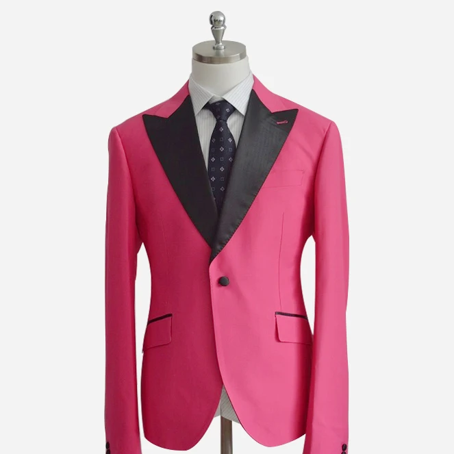 ウェディングピンクタキシードポケットメンズスーツ在庫あり Buy 3 個黒メンズスーツ 2 または 3 ピーススーツ 西部の結婚式のスーツ Product On Alibaba Com