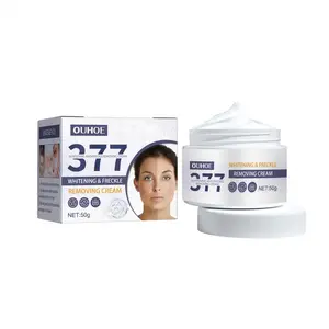 Ouhoe 377 Bright White Spot Removing Cream Fade Spots Melanin Even Skin Tone Brighten the Skin Moisturizing and Firming Cream