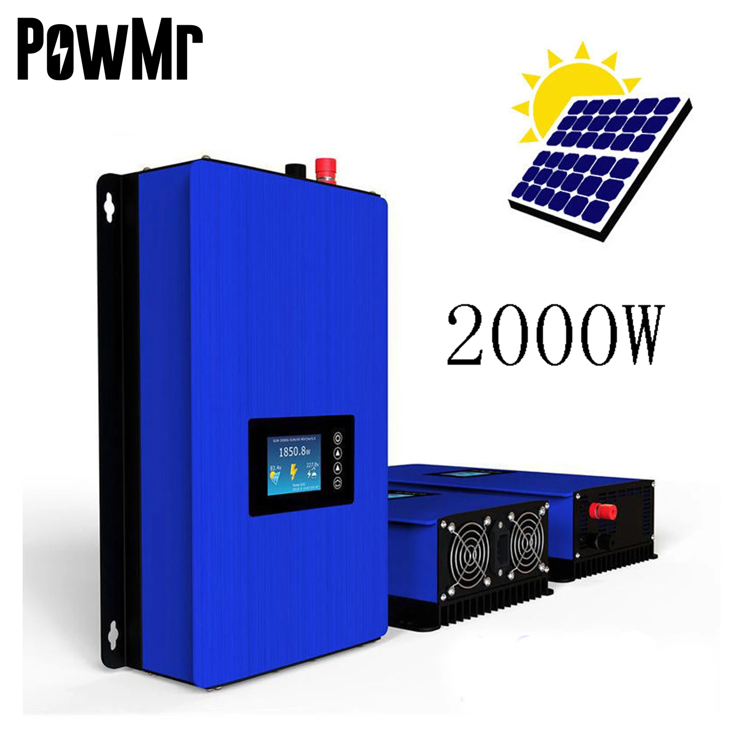 DC22-60V, with WiFi XIAOYANGKEJI 1000W Battery Backup MPPT Solar Grid Tie Inverter with Limiter Sensor DC22-60V AC PV Connected 