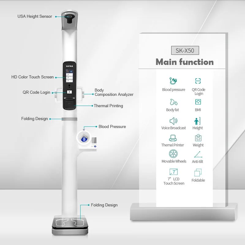 product new 2022 wifi program vending machine coin operated body weight pharmacy bmi height and weight machine-65