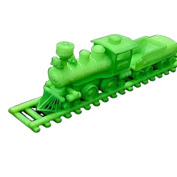 3D printed green train