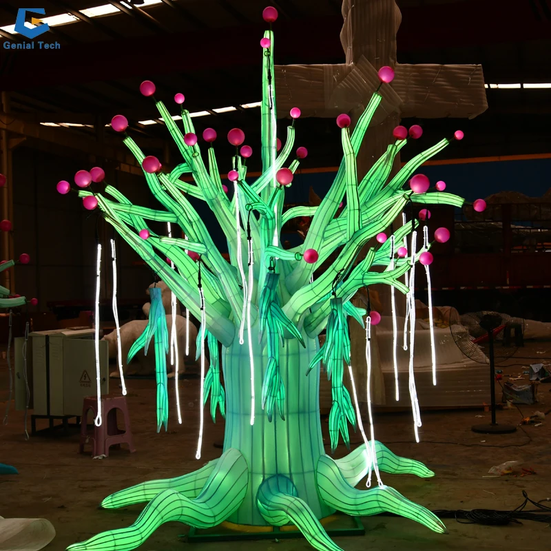 CCFL145 Outdoor Christmas Decoration Lighted Tree Magic Tree Silk Lantern Festival for Park