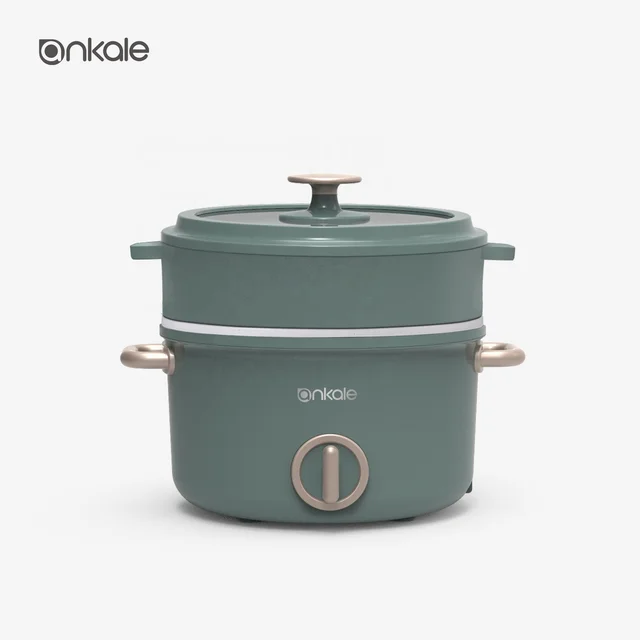 2020 electric Mini  multi function  hot cooking pot 1.5L Newest home appliances