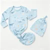Estampado de estrellas azul claro