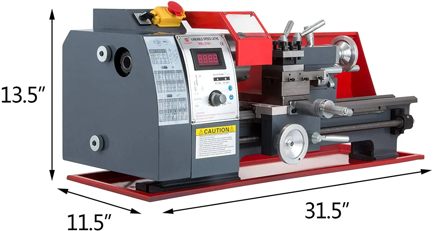 Source Hot Selling 750W MX-210V Mini Metal Lathe 210mm on m.alibaba.com