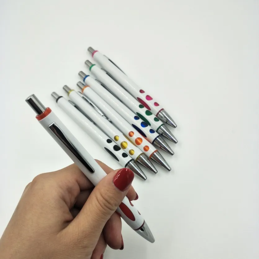 Press Ballpoint Pen Dot Shape Press Ballpoint Pen Advertising Gift ...