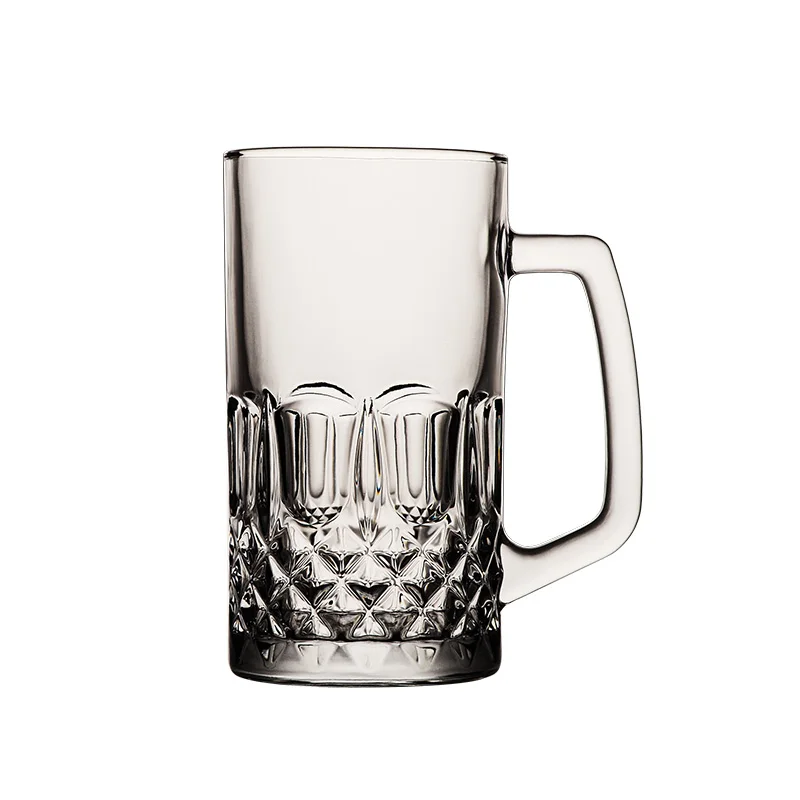 Fair Price DELI 580ml 890ML Glassware Large Stock Custom Beer Mugs with Handle