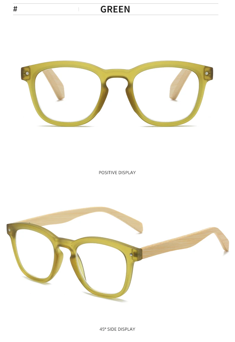 Hs3341 Pc Round Frame Presbyopia Minus 250 Supplier Wholesale Glasses