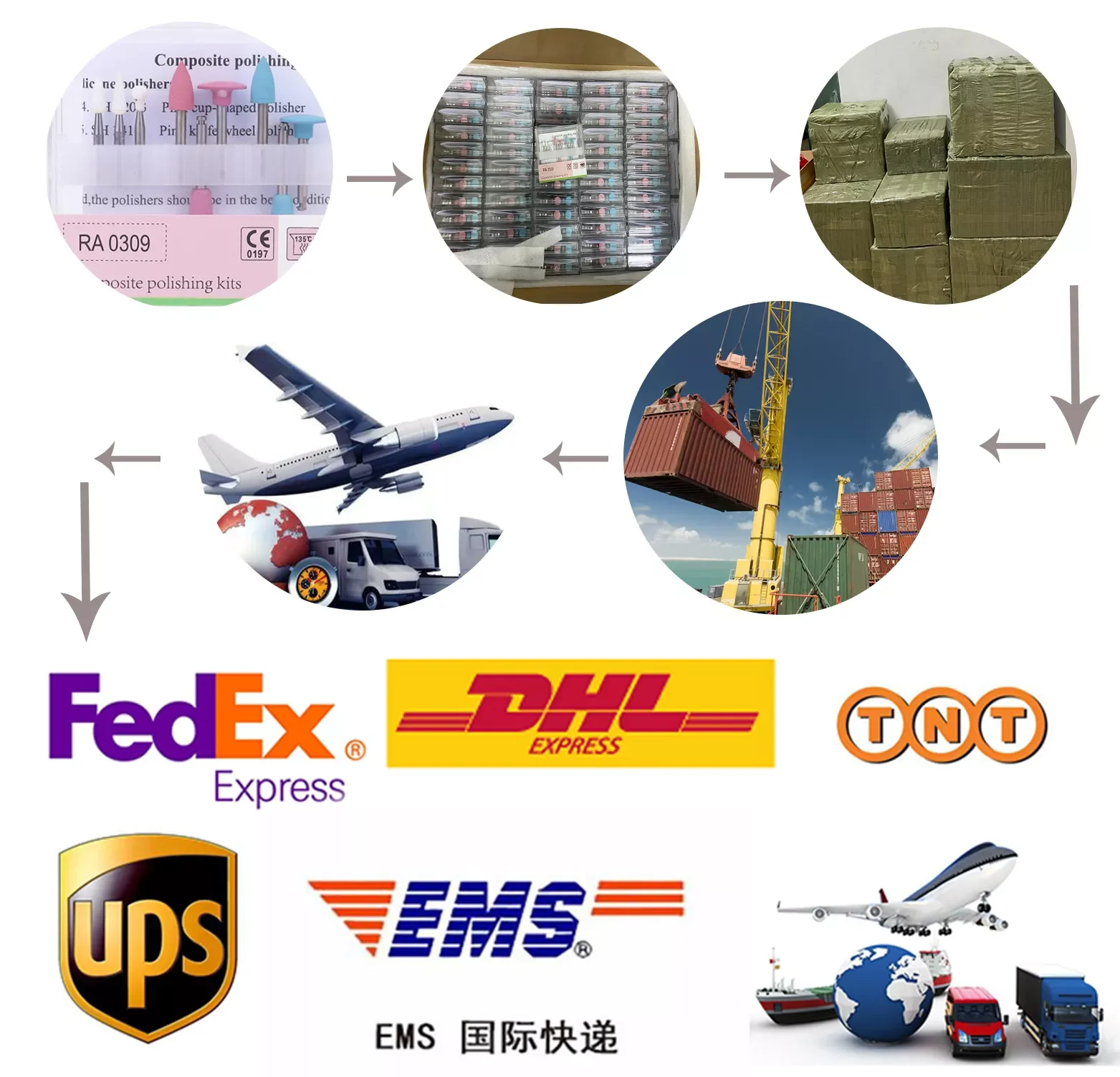 Aifan Dental Acrylic Placing Box Orthodontic Dental Ligature Chain