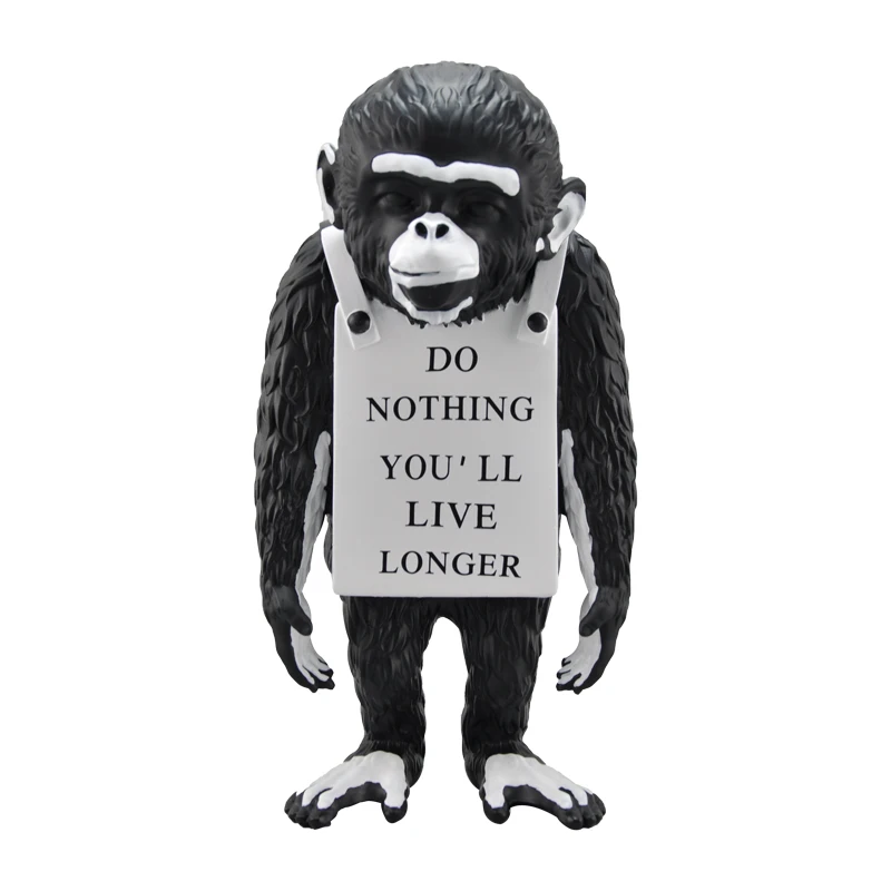その他 MEDICOM TOY - sync. monkey sign banksy white version Banksy 'Monkey Sign' Brandalism x Medicom Toy | Hypebeast