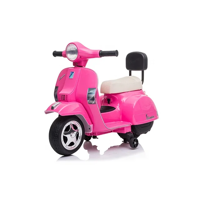 Moto électrique sous licence VESPA 12V pour enfants moto pour enfants moto  à batterie pour bébé - Main Image