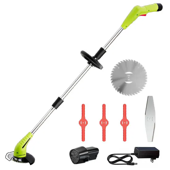 FEIHU Portable Cordless Lithium Electric 12V/21V/40V Garden Edge Trimmer Machine Steel Blade for Lawn Trimming