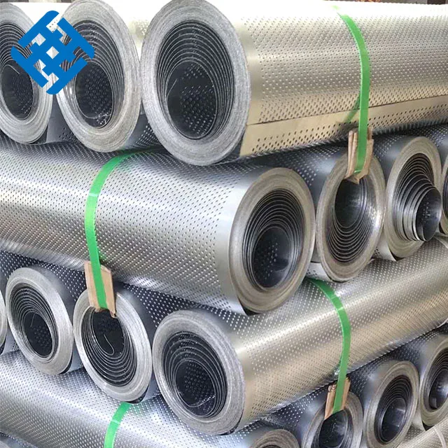 Thin Perforated Metal Sheet with Round Hole Mesh Screen Stainless Steel Wire Fabric Handmade Welding Panel