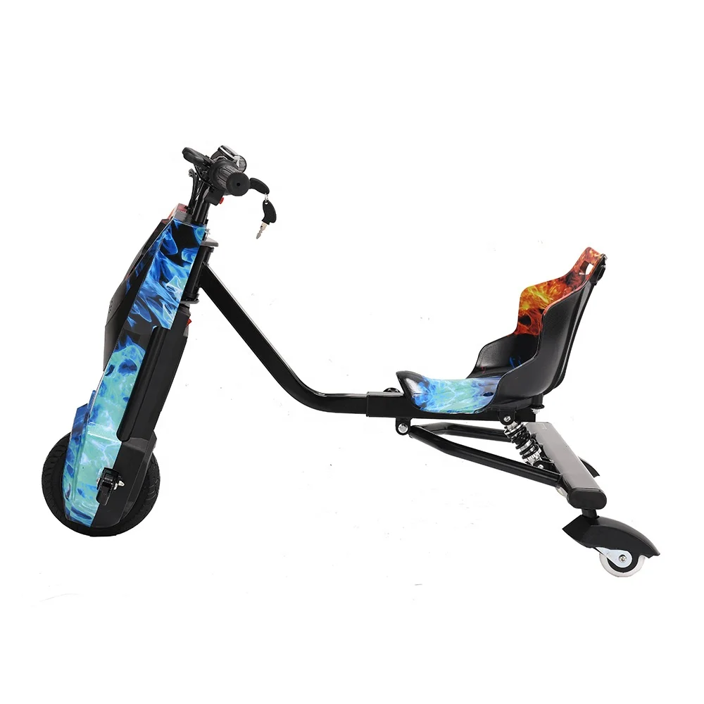 Trike elétrico drift 360, drift scooter para crianças, 250 watts, 36 volts,  até 15 km/h, iluminação LED – BLAKHOLE