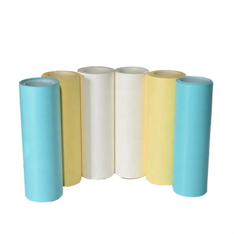 Silicon Release Paper Blue/Yellow/White Glassine Release Paper For Stickers