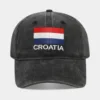 bandera croata negra