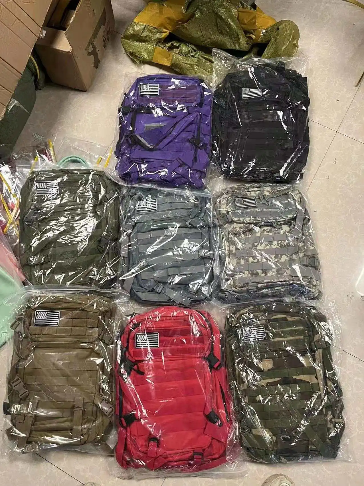 Customized Waterproof Tactical Backpack 45l Tactical Travel Fitness