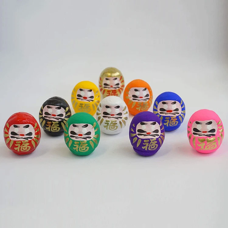 Customized 1.8 Inch Japanese Dharma Doll Health Feng Shui Daruma Doll ...