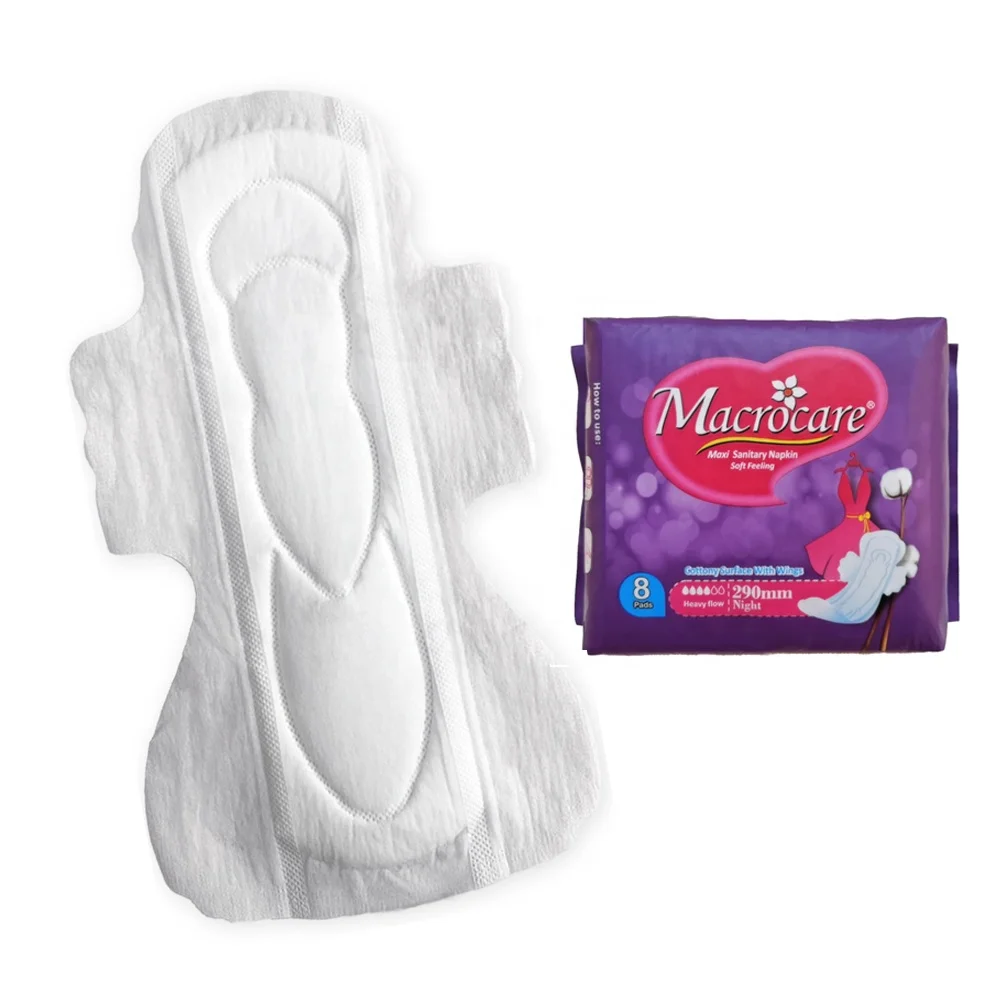Oem Vendor For Sanitary Pads Factory Regular Lilac Sanitary Napkins Super Thick Sanitary Towels