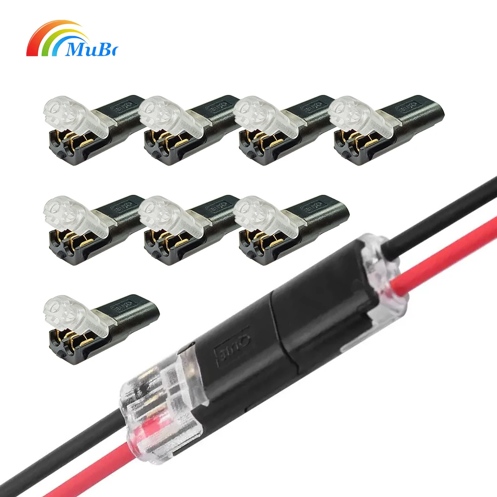 Non Peel Qijie Connector 1 Lead 2 1 Lead 3 1 in 4 Out LED Light Wire Cable Connector Distributor Splitter Box