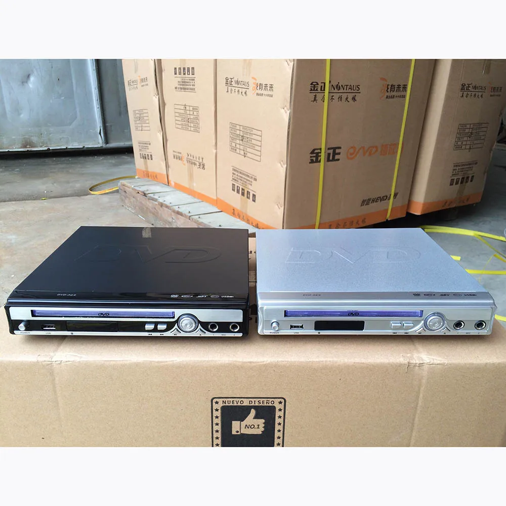2.1ch Compact Cheap Dvd Player With Usb And Sunplus Solution Withe