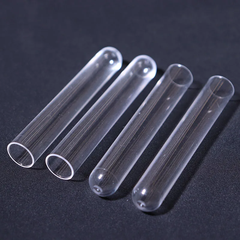 Custom Logo Laboratory Supplies Small Transparent Lid Cork Color Stand Plastic Test Tubes
