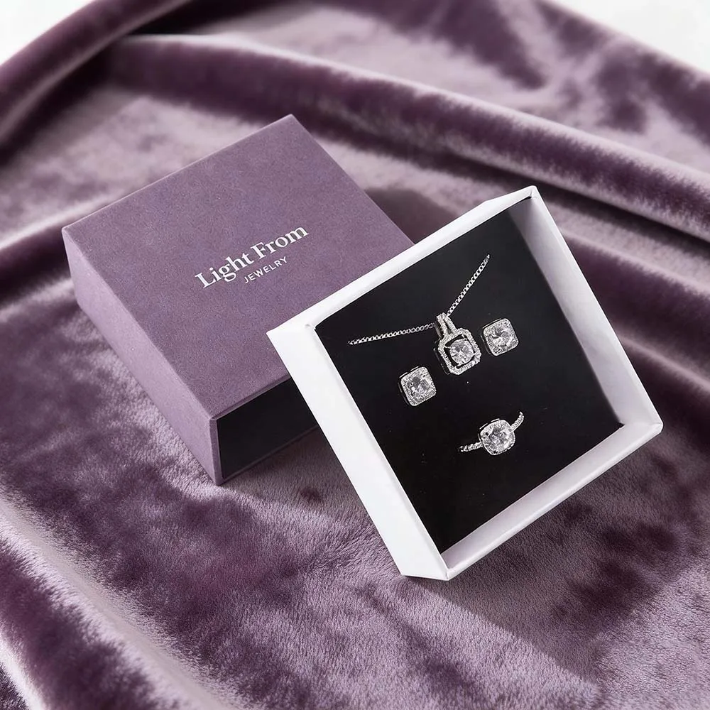 Étui à Bijoux de Voyage en Acrylique Transparent - Personnalisable pour Boucles d‘Oreille et Petits Cadeaux