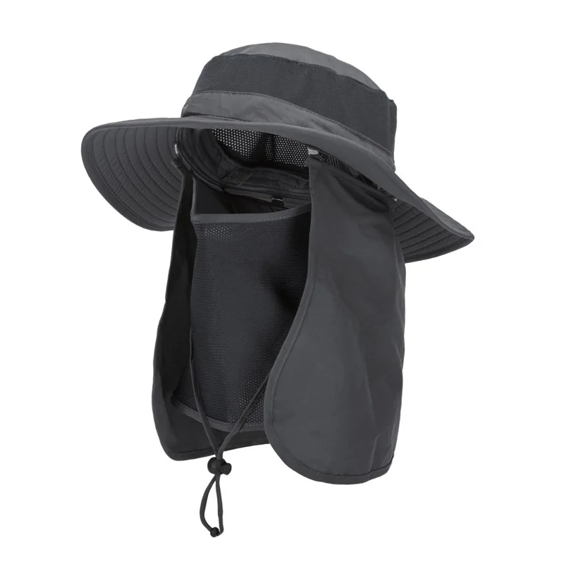 Palmyth Sombrero De Paja Para Hombres Y Mujeres, Sombrero De Playa, Sombrero De Pesca, Ala Ancha, Protección Solar UPF 50+, Bandera De Pescado, Talla única