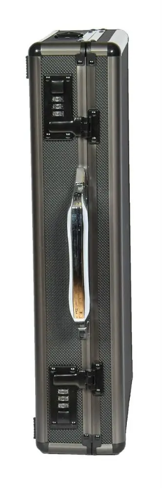 Мужской портфель традиционный атташе алюминиевая металлическая сумка переноска для ноутбука