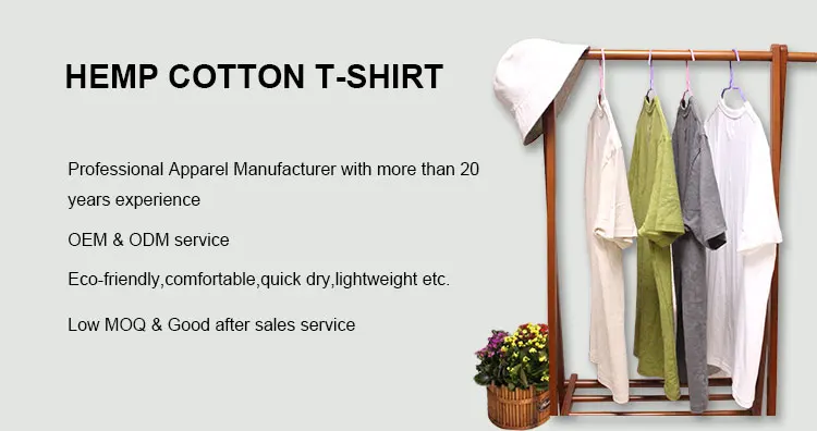 Factory outlet quick-drying comfortable Short Sleeve hemp blank cotton t shirt